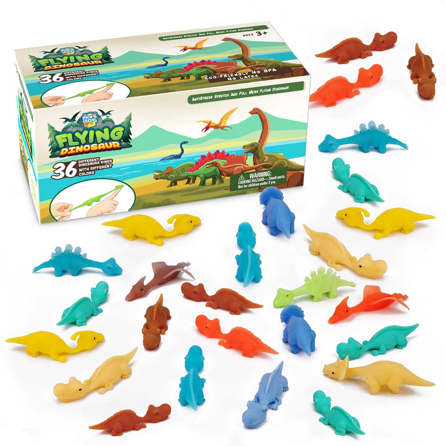 Rubber Slingshot Flying Dinosaur Toy