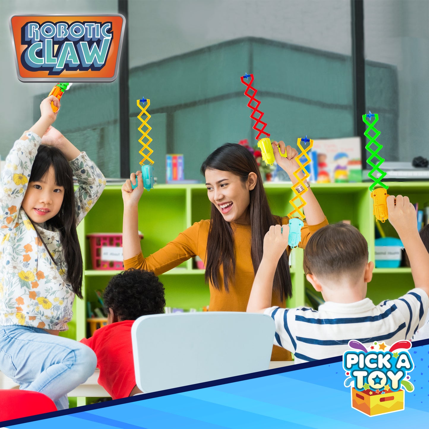 Robotic Claw Toy for Kids - 3 Pack Robotic Grabber Set, Fun and Interactive Grasping Toy, Ages 3+