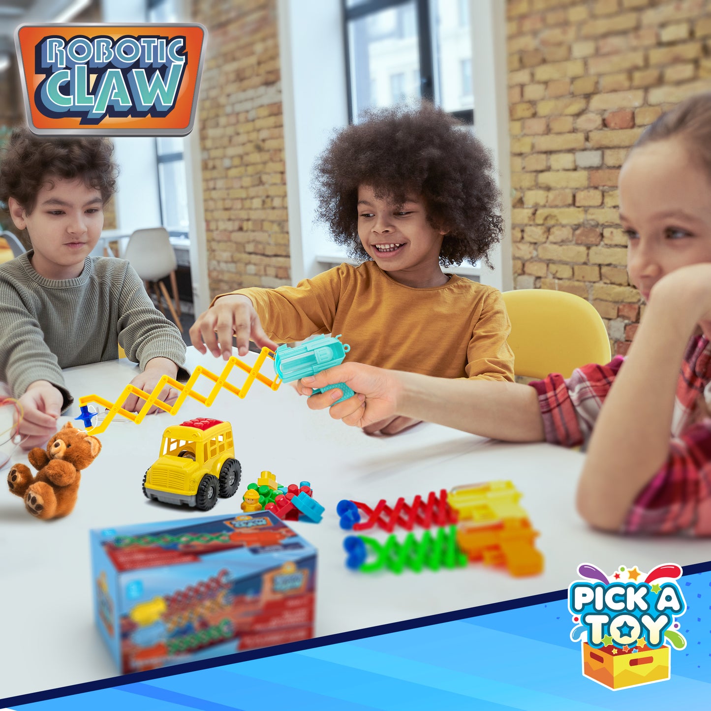 Robotic Claw Toy for Kids - 3 Pack Robotic Grabber Set, Fun and Interactive Grasping Toy, Ages 3+