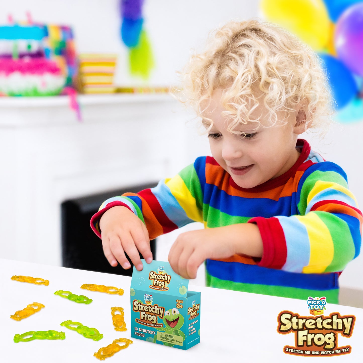 Slimy Frogs Sticky Toy Set - Pick A Toy