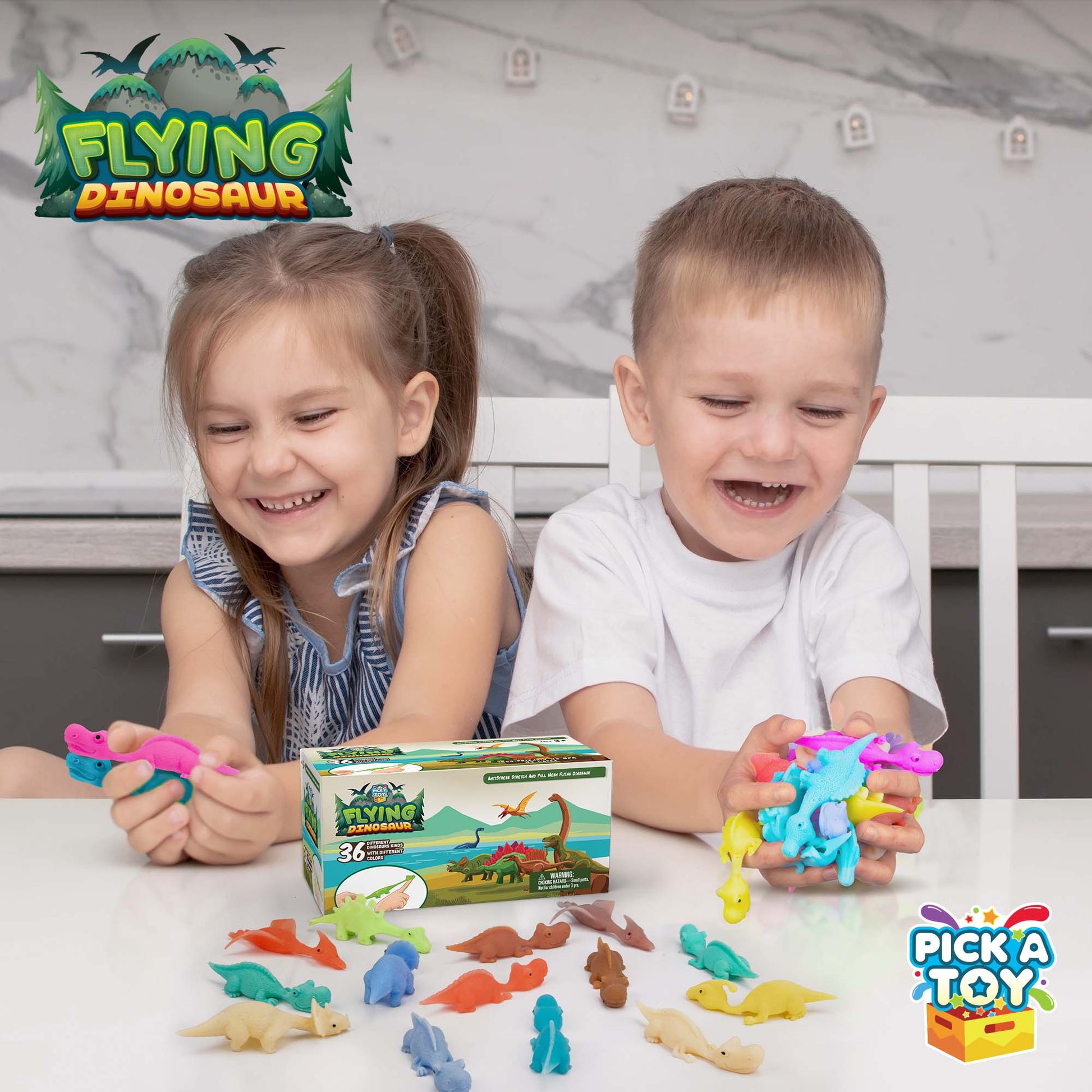 Rubber Slingshot Flying Dinosaur Toy - Pick A Toy