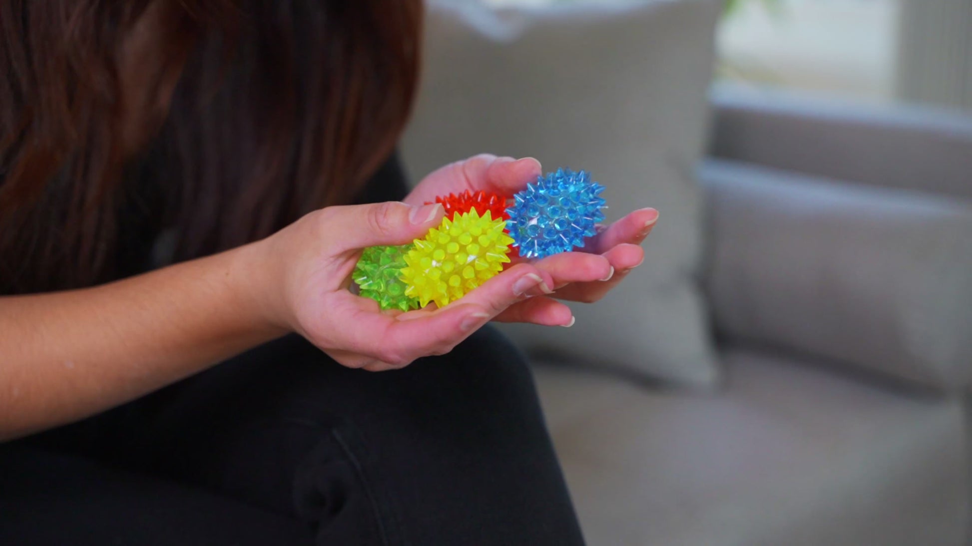 Sensory Spiky Fidget Rollers Set demo video