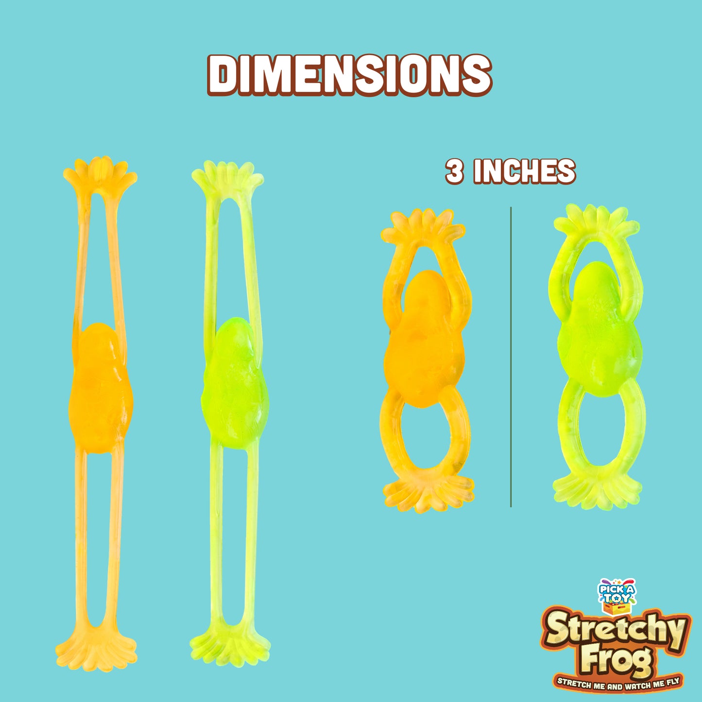 Slimy Frogs Sticky Toy Set - Pick A Toy