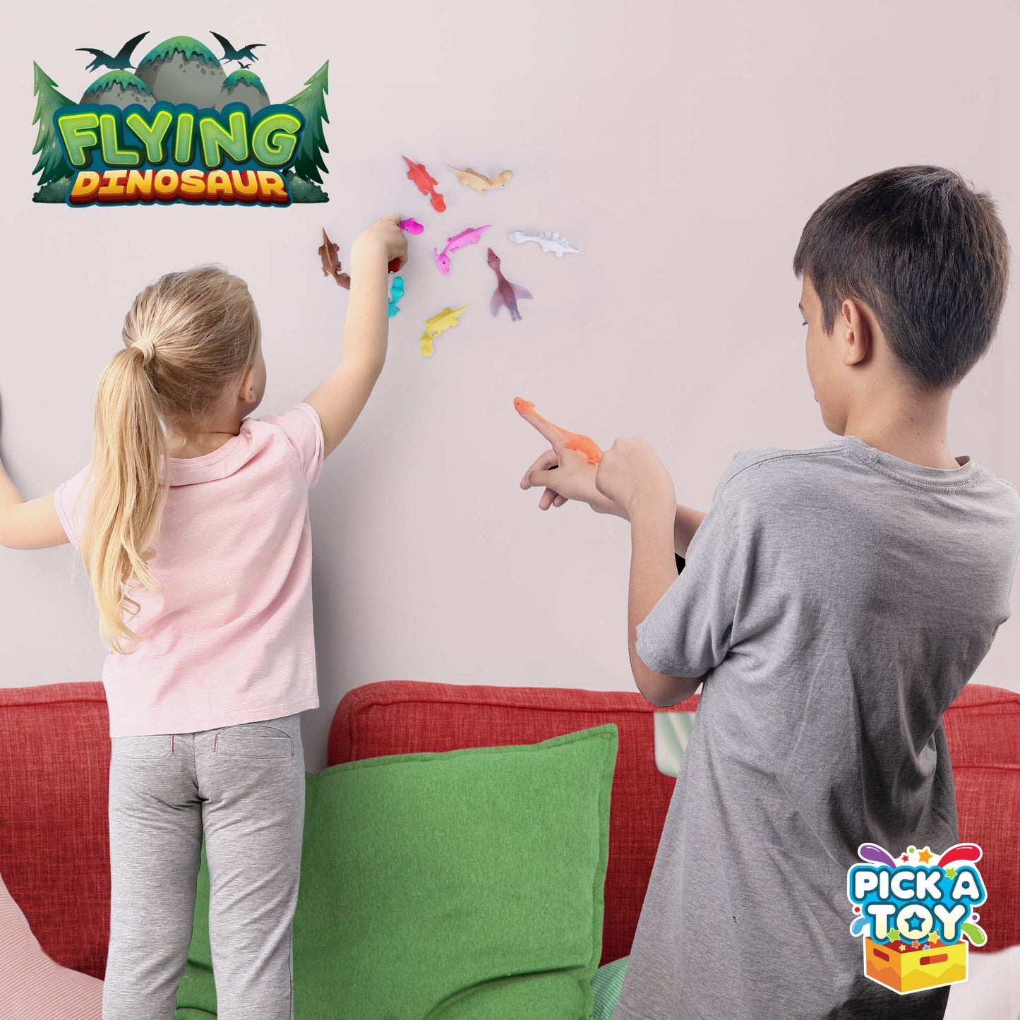 Rubber Slingshot Flying Dinosaur Toy - Pick A Toy