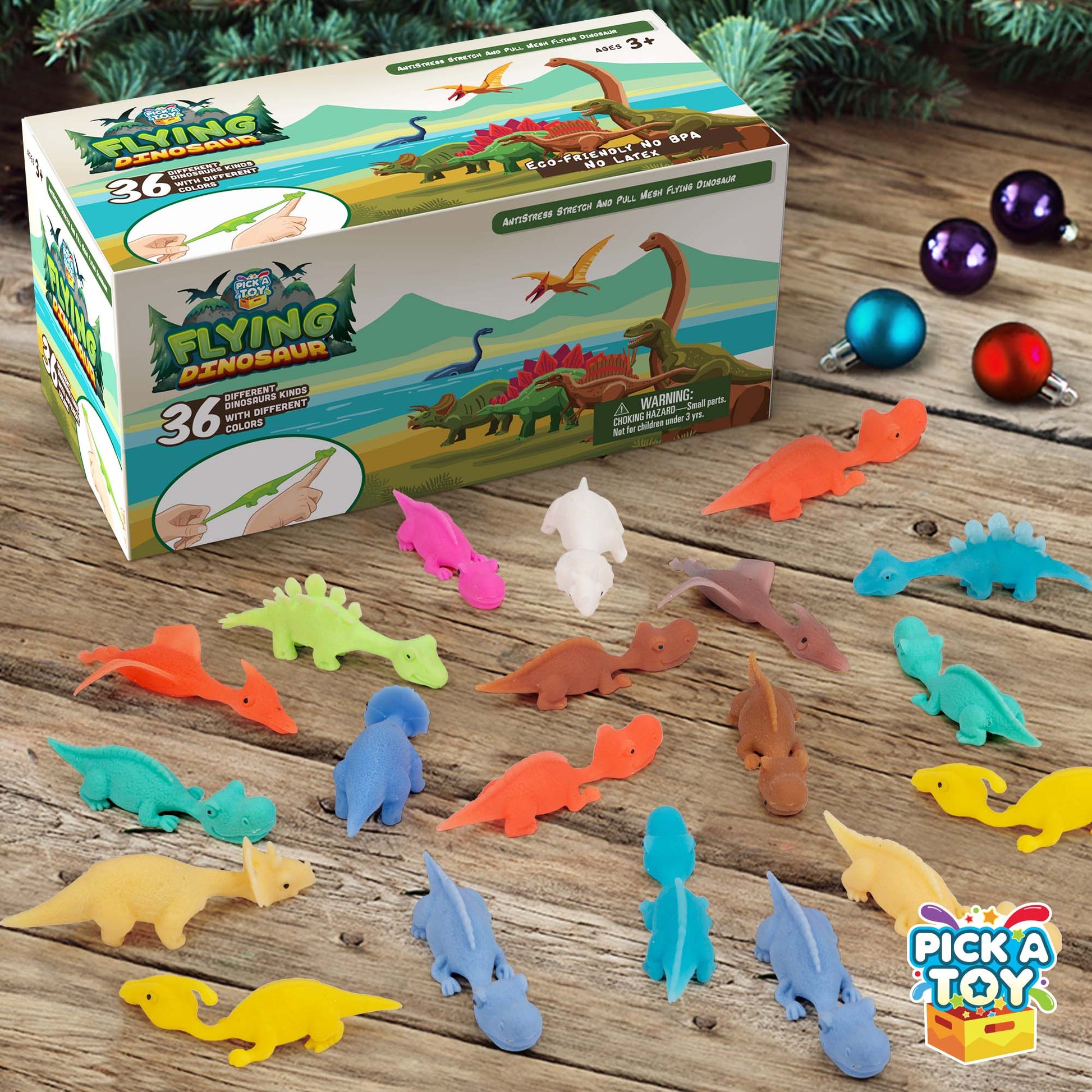 Rubber Slingshot Flying Dinosaur Toy - Pick A Toy