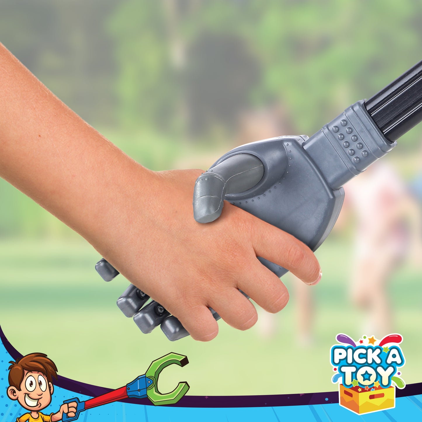 4 Pcs Interactive Toy Grabber, Robot Hand and Robot