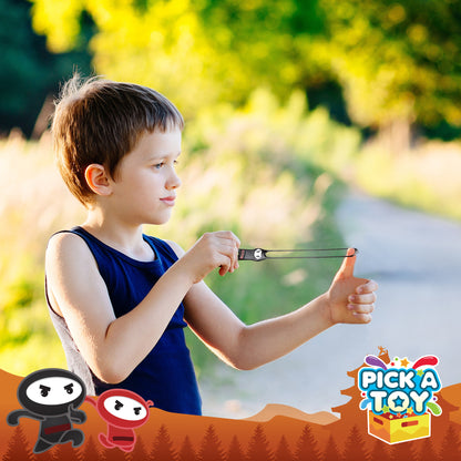 Stretchy Flying Ninjas By Pick A Toy [12-Pieces] - Pick A Toy